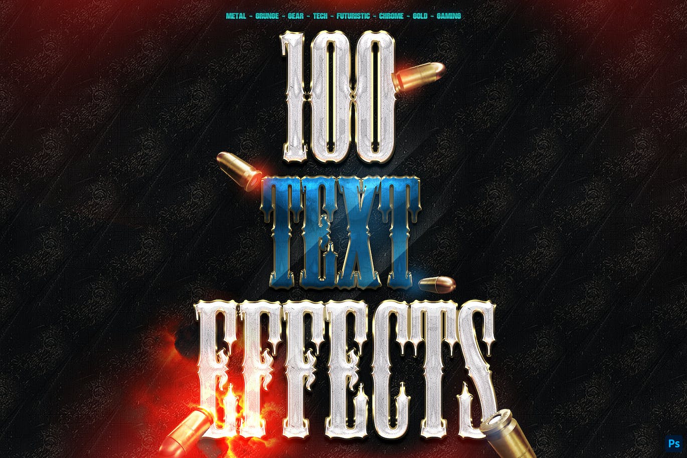 游戏风格PS涂层样式文件