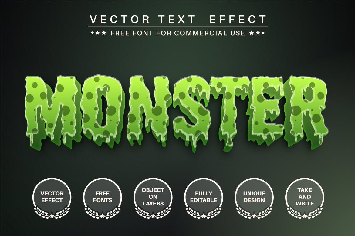 恐怖僵尸游戏风格3D字体PS图层样式