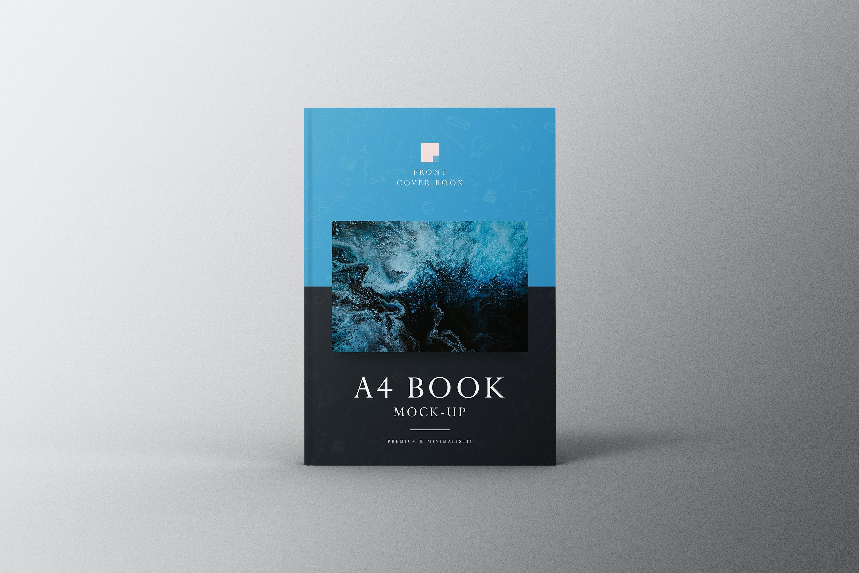 A4规格精装书封面设计样机模板v3 Book A4 Mockup
