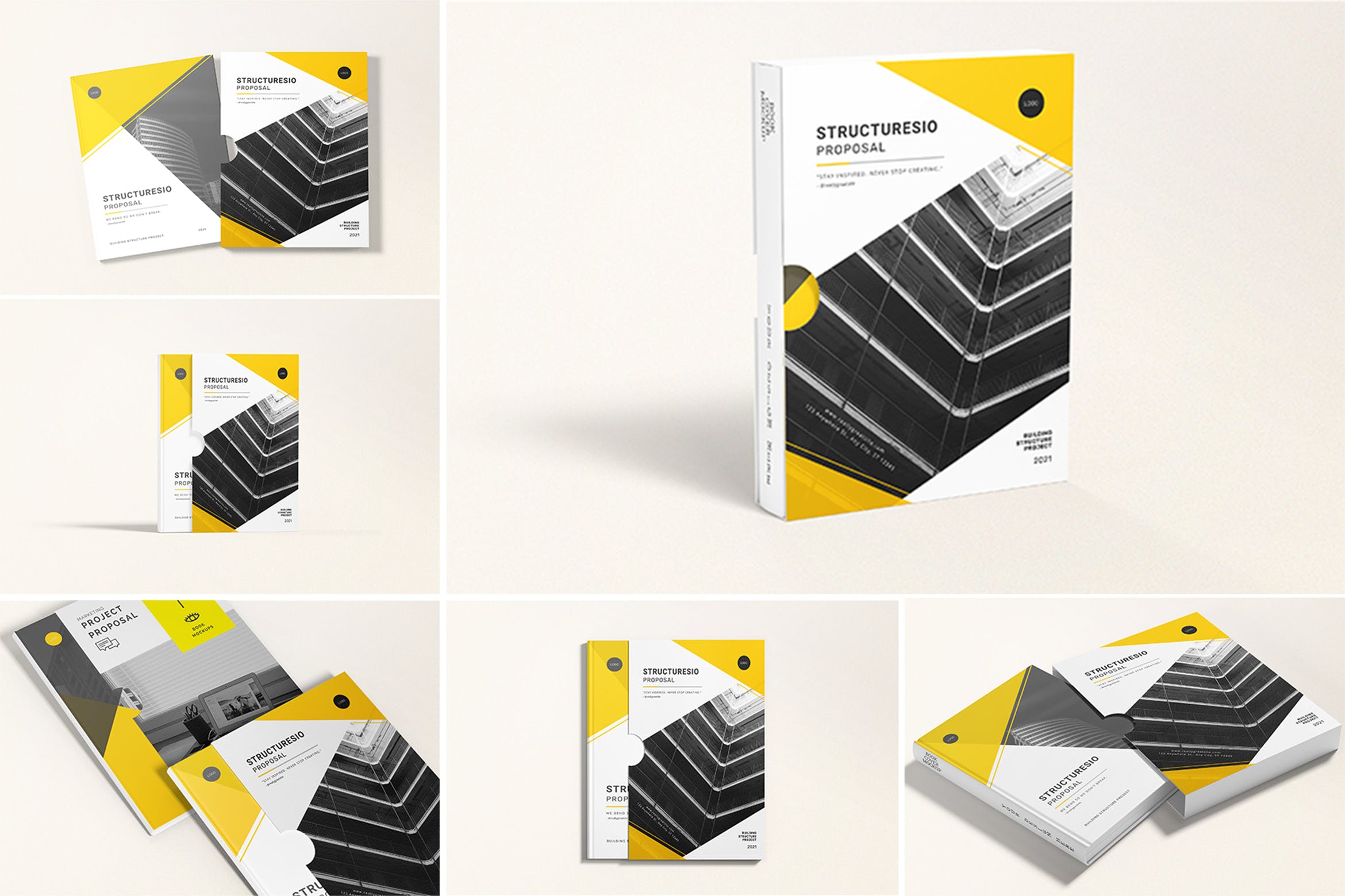 杂志书籍封面包装设计样机 Cover books mockups