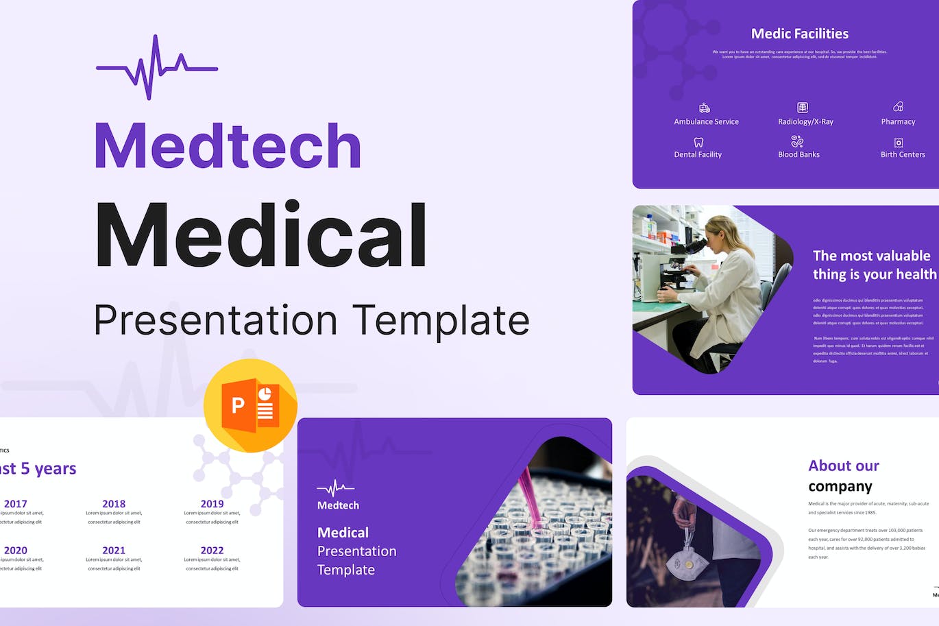 专业医疗用途PPT模版