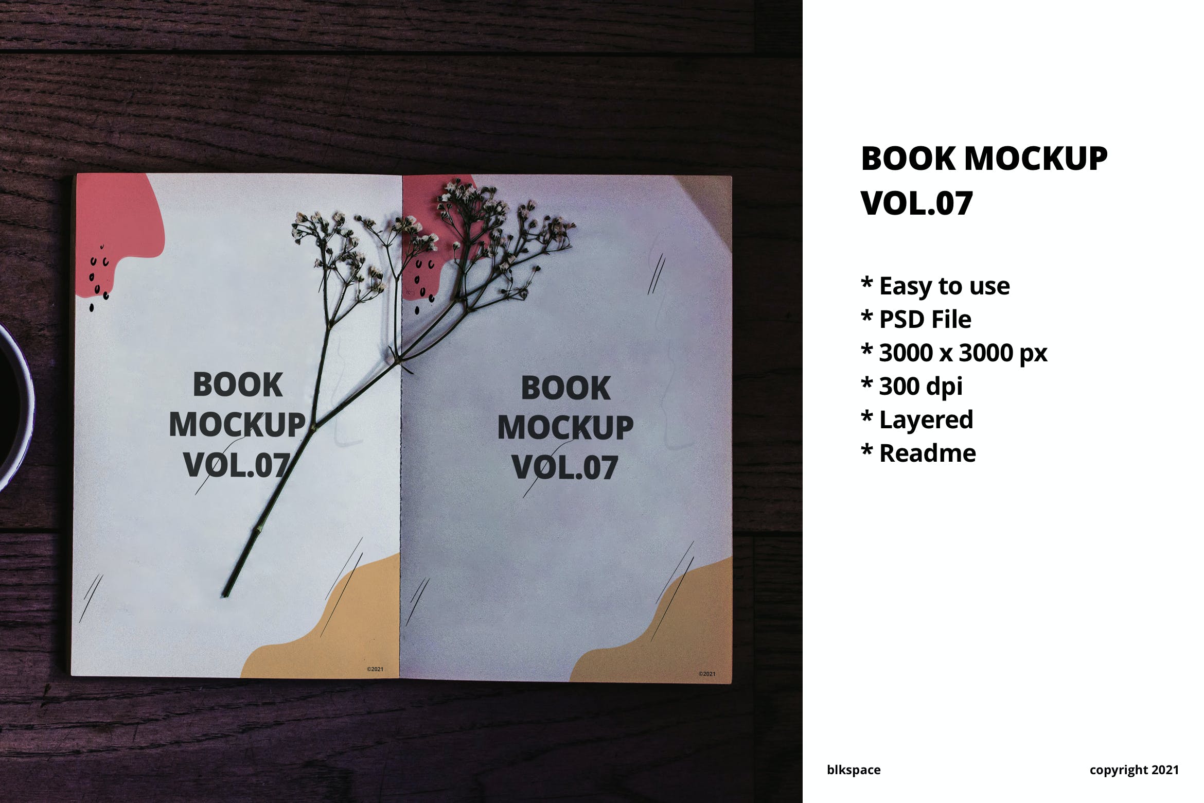 真实场景背景书籍设计样机模板v7 Book Mockup Vol.07