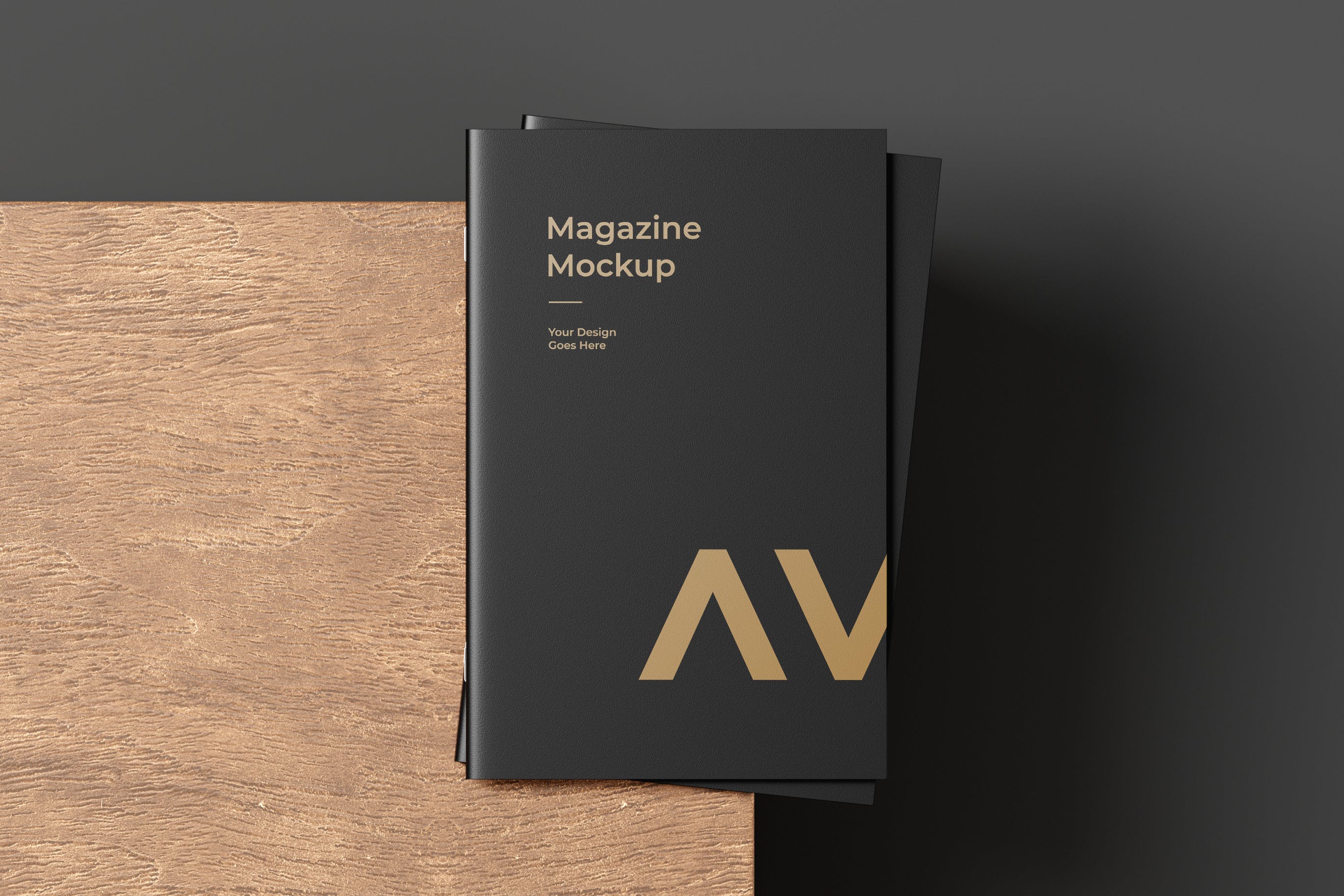 杂志封面设计展示样机 Magazine Mockup