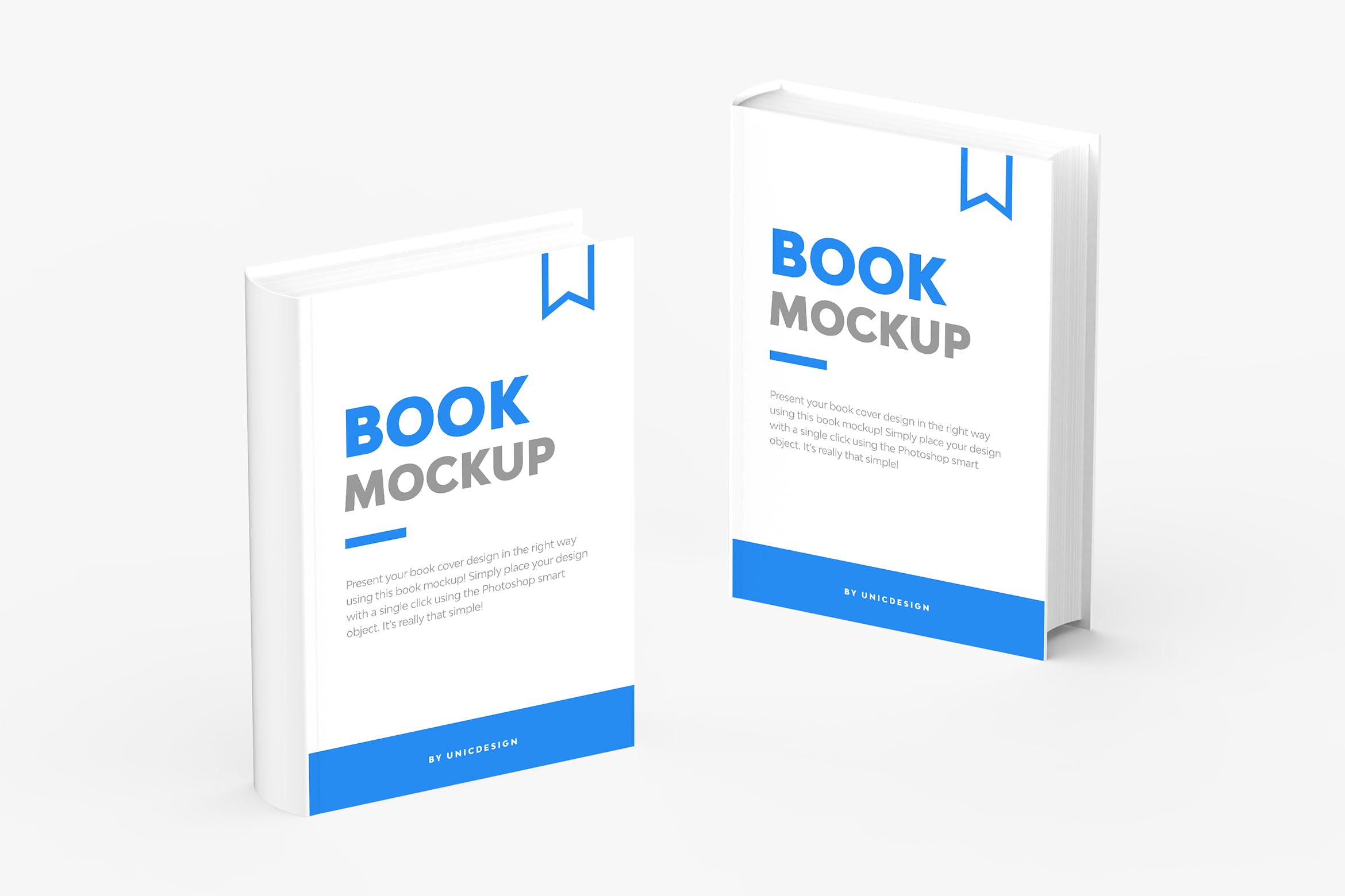 硬封书封面设计效果图样机v2 Book Mockup