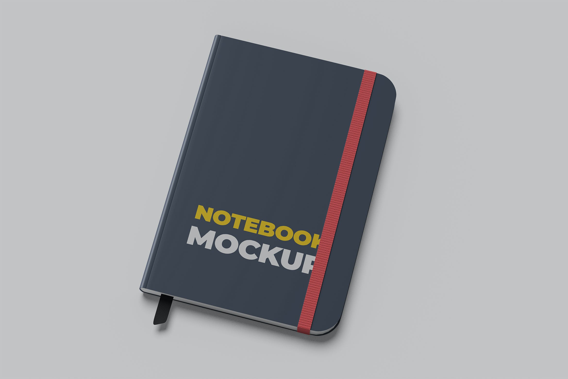 记事本/笔记本外页封面设计样机 Notebook Mockup