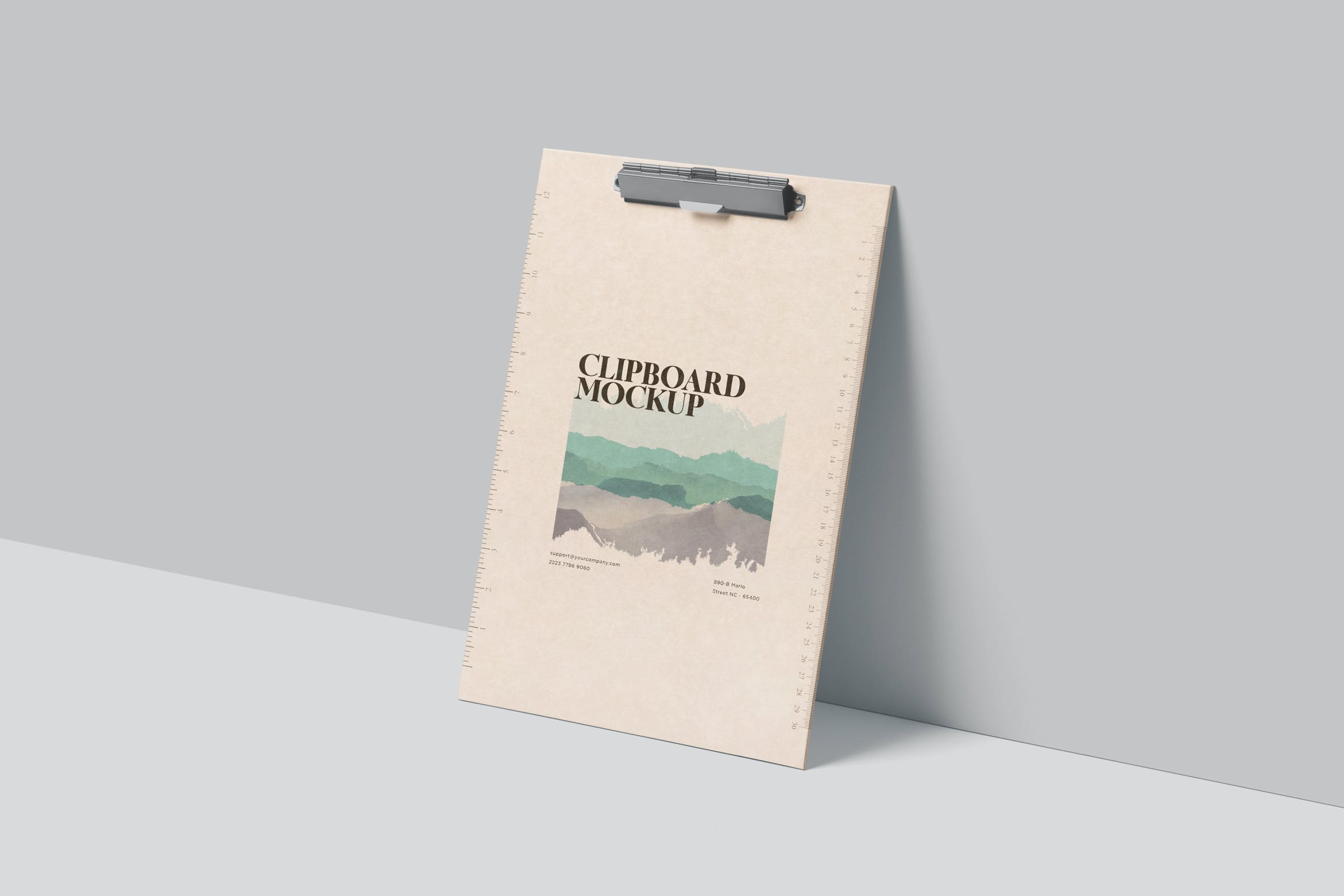 纸文件夹文具样机 Paper Clipboard Mockups