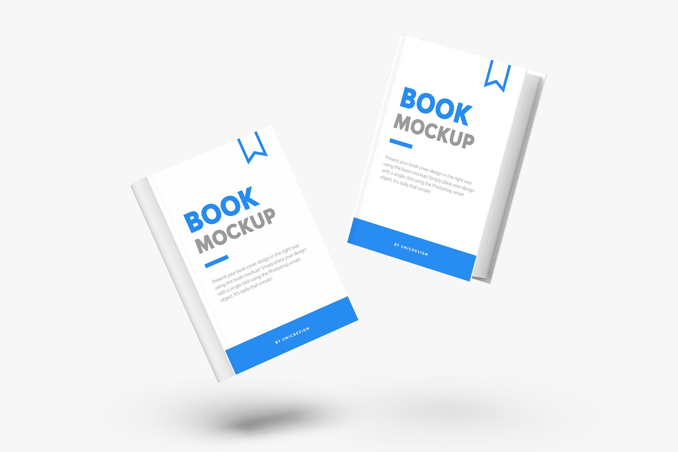 硬封书封面设计效果图样机v5 Book Mockup