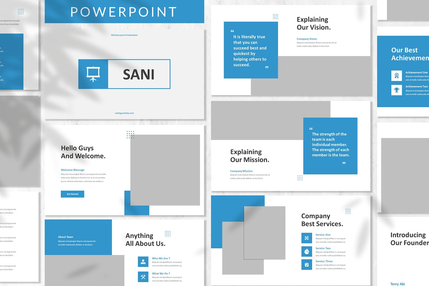 商业技术业务介绍PPT模版