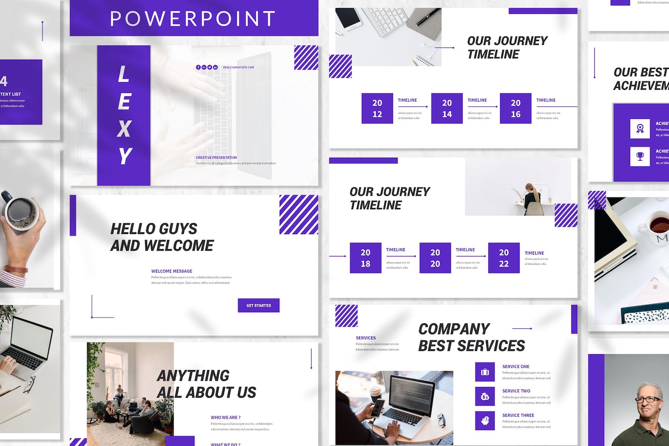 极简主义商业计划书PPT模版