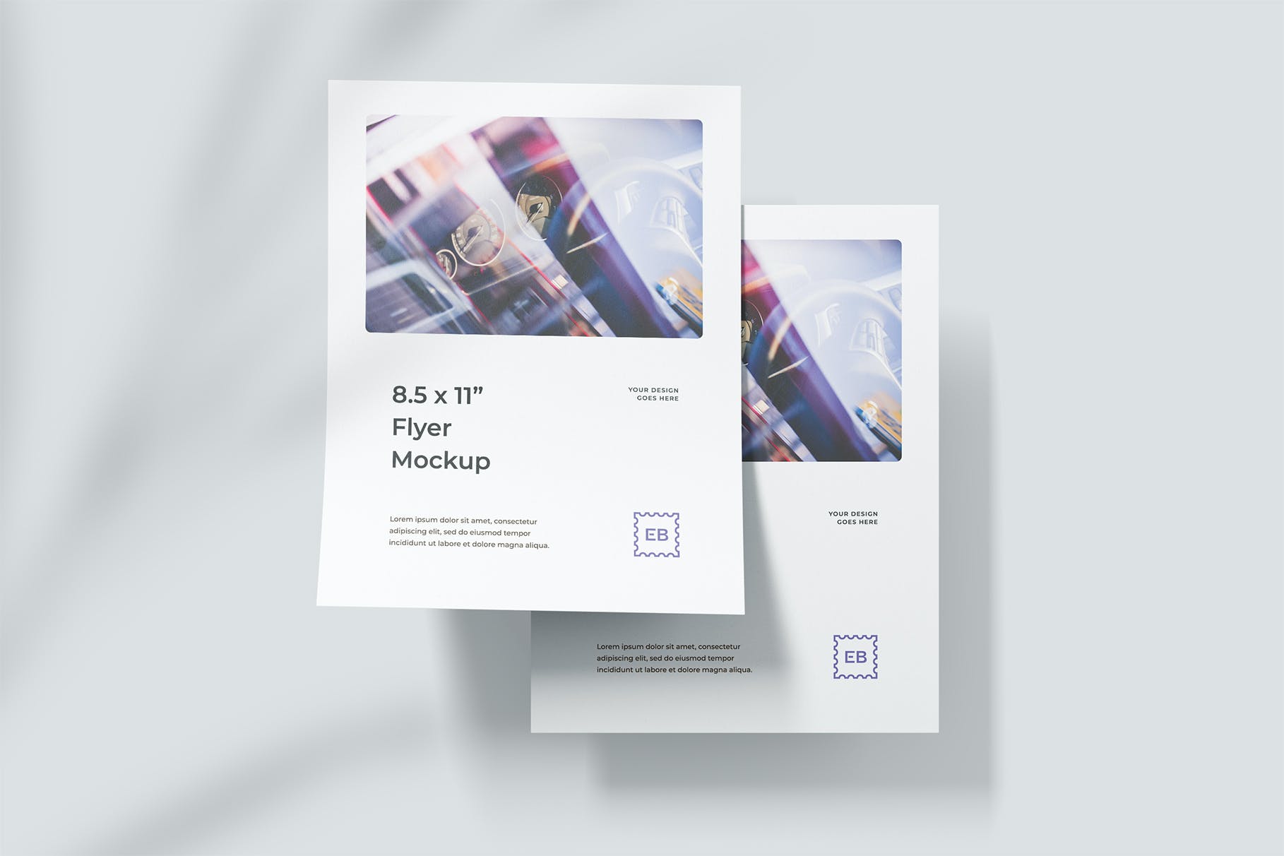 广告传单设计样机模板 Flyer Mockup