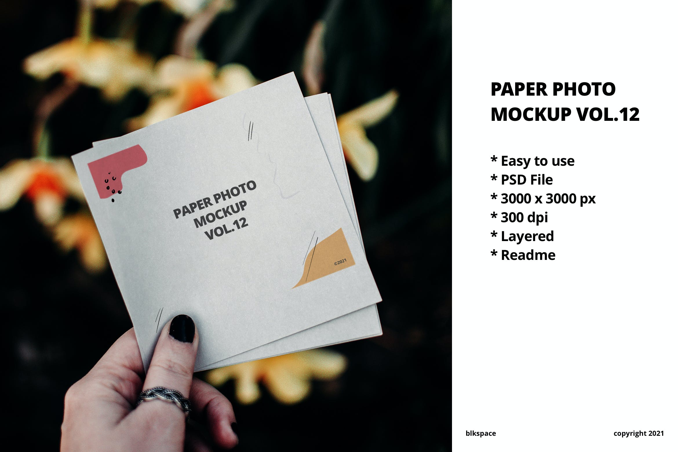 纸张&照片展示样机模板v12 Paper Photo Mockup Vol.12