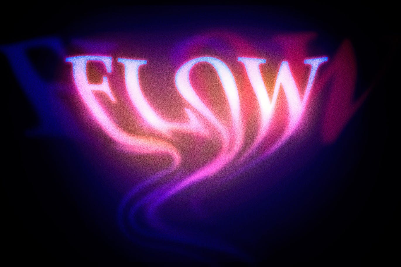 酸性烟雾文本效果