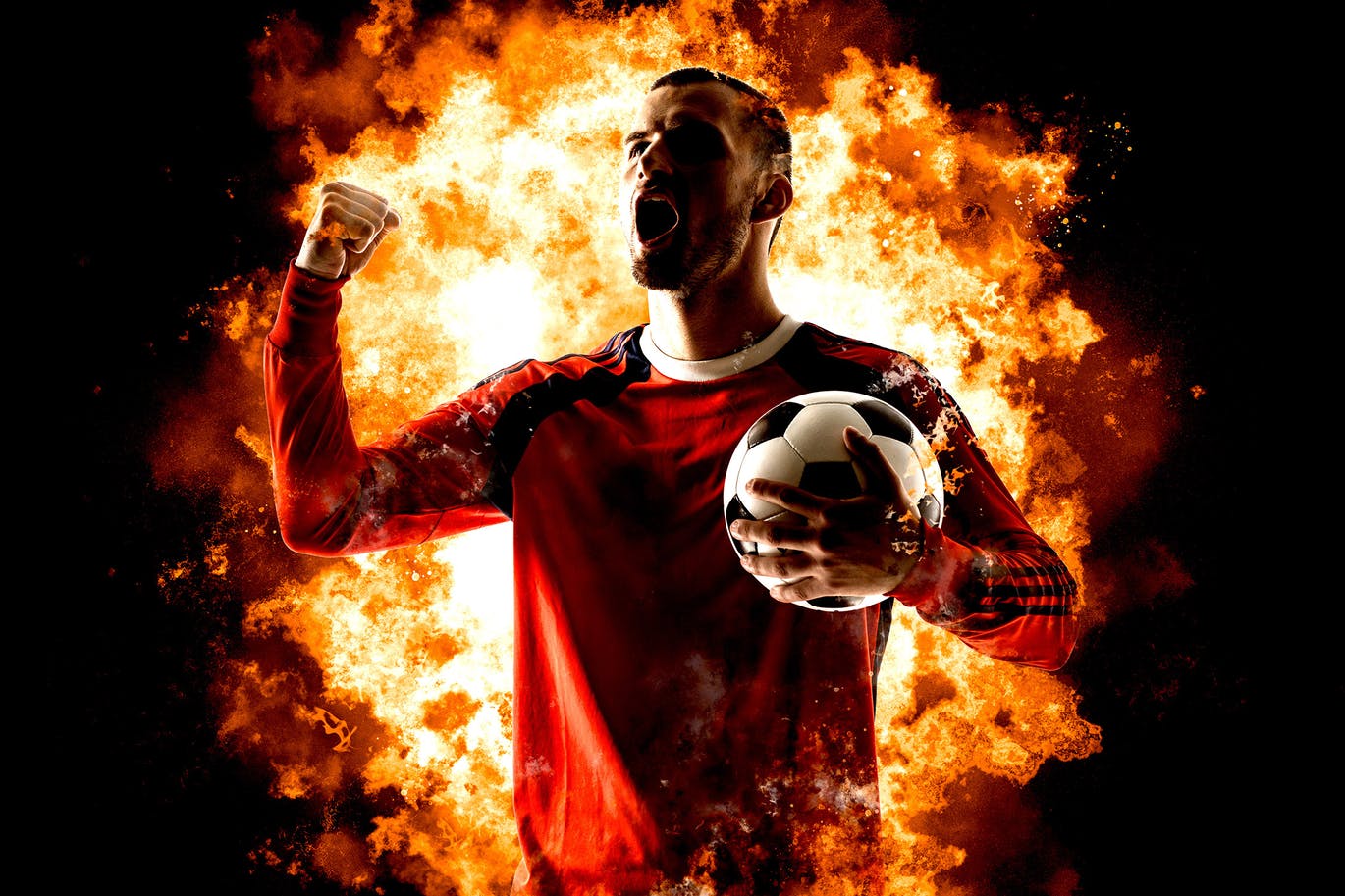 火焰爆炸照片效果