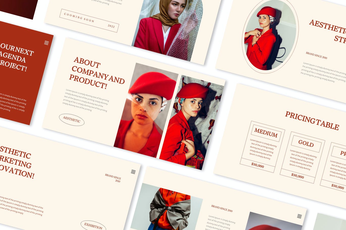 美学营销创新PPT模板