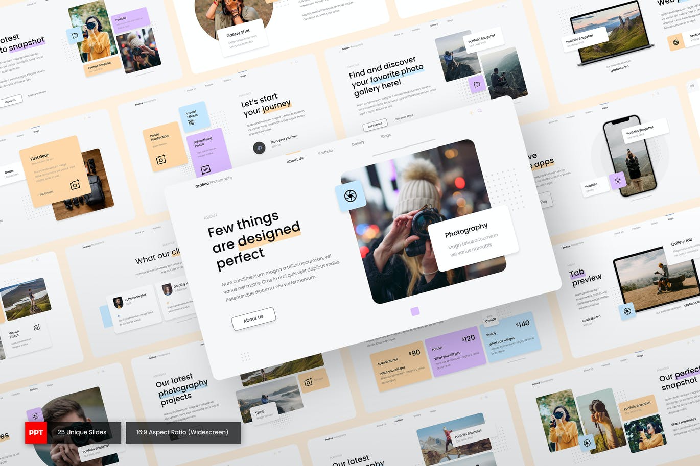 创意多用途商业演讲 PPT模板