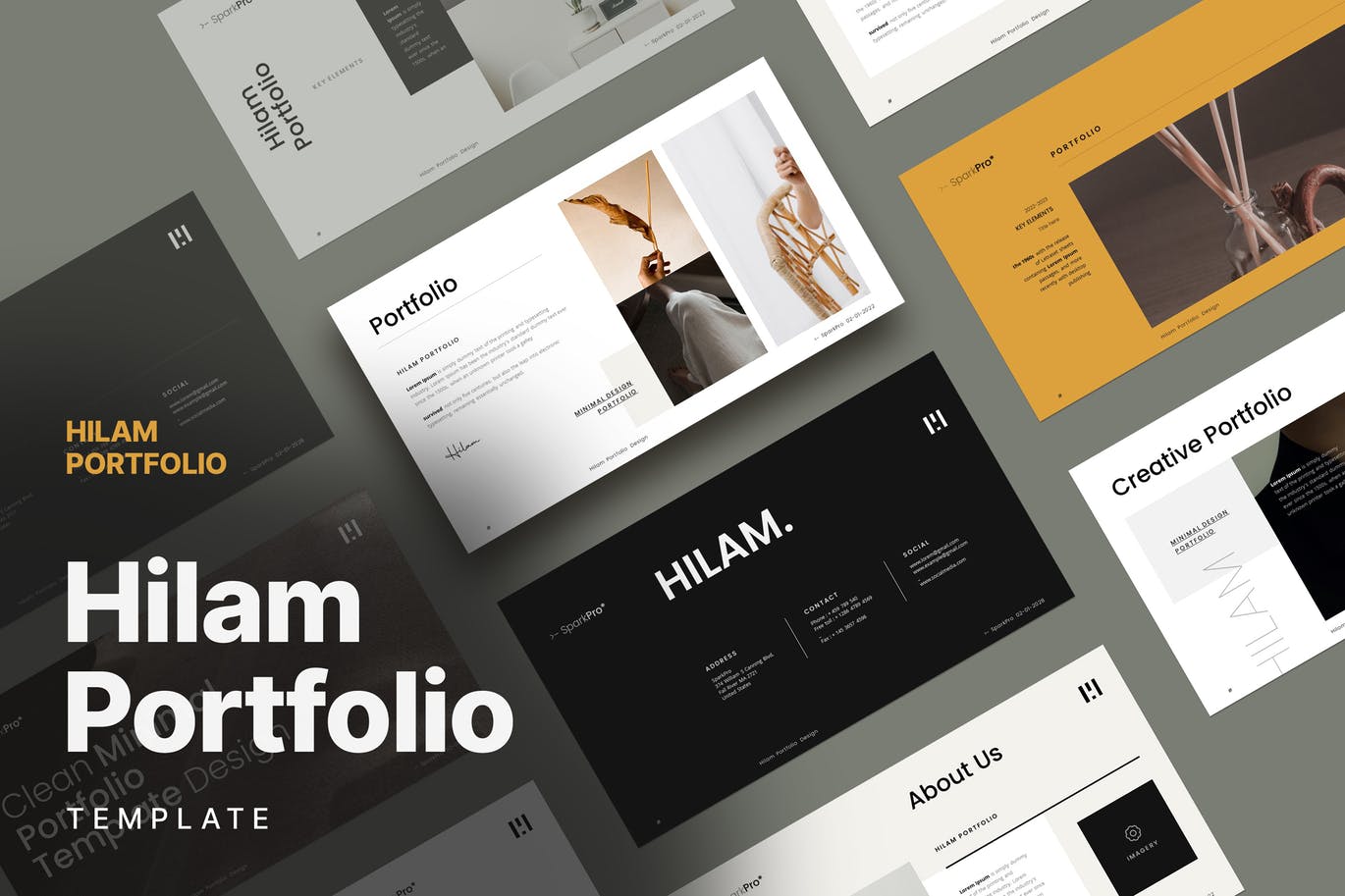 企业个人介绍PPT模版