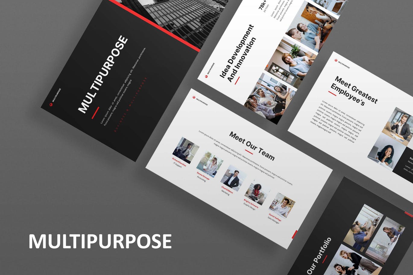 商业项目介绍PPT模版