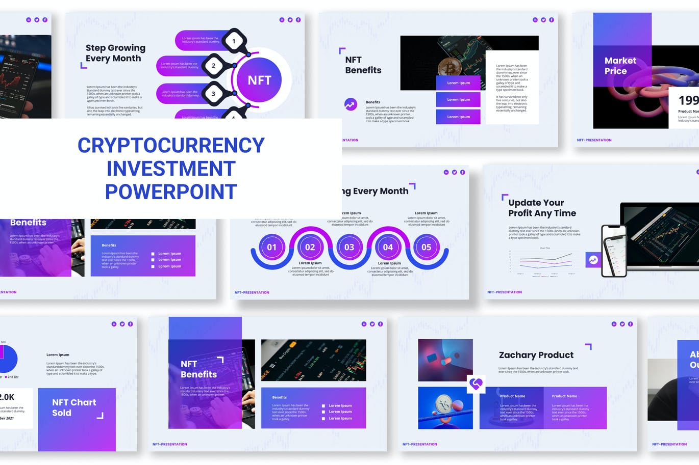 加密货币投资介绍PPT模版