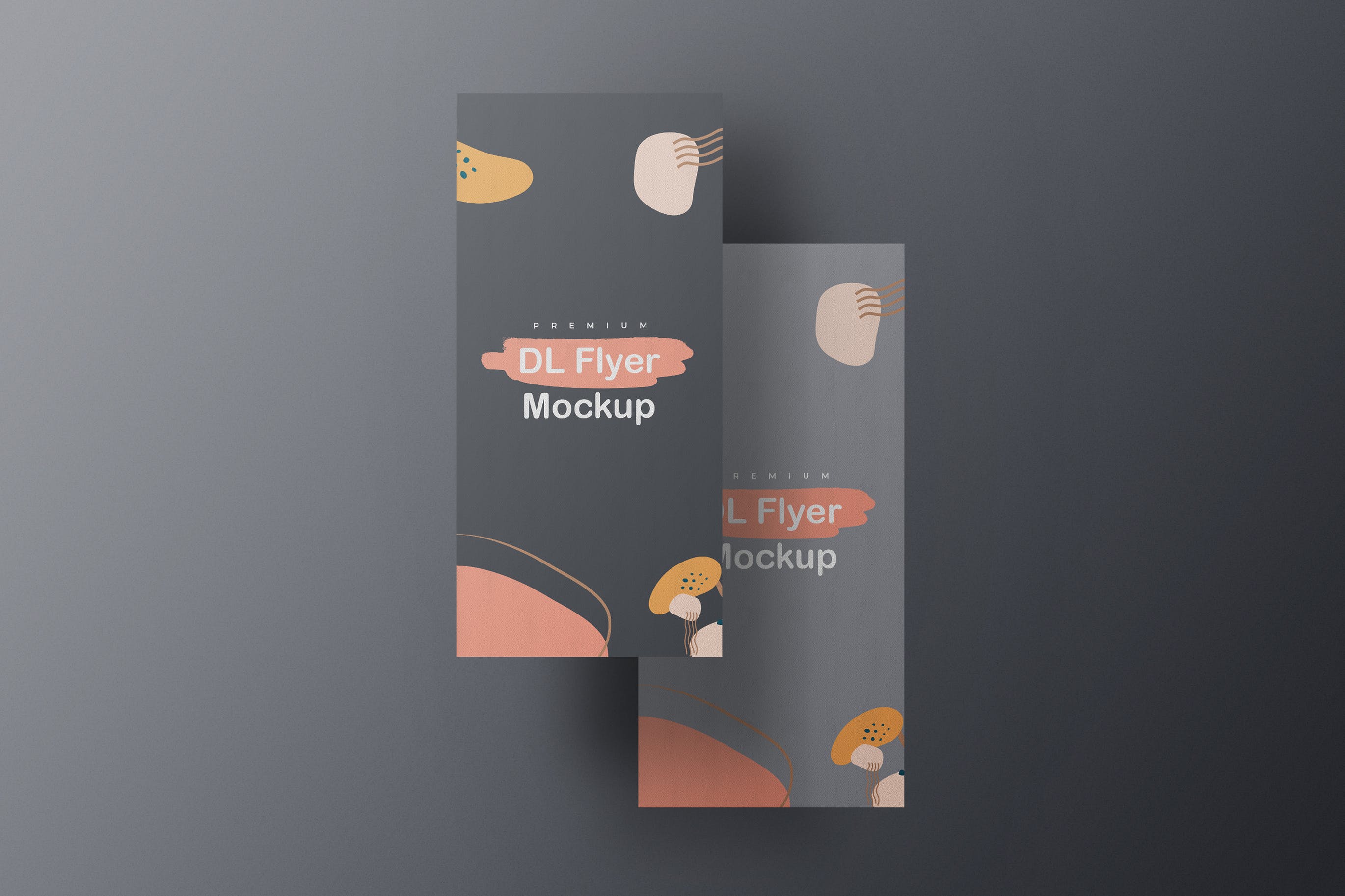 DL尺寸广告传单卡片设计样机v7 DL Flyer Mockup