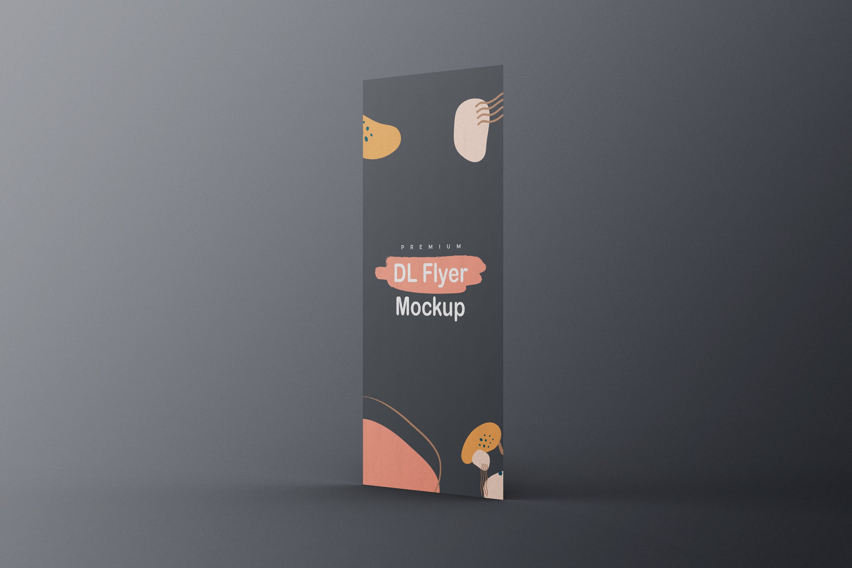 DL尺寸广告传单卡片设计样机v10 DL Flyer Mockup