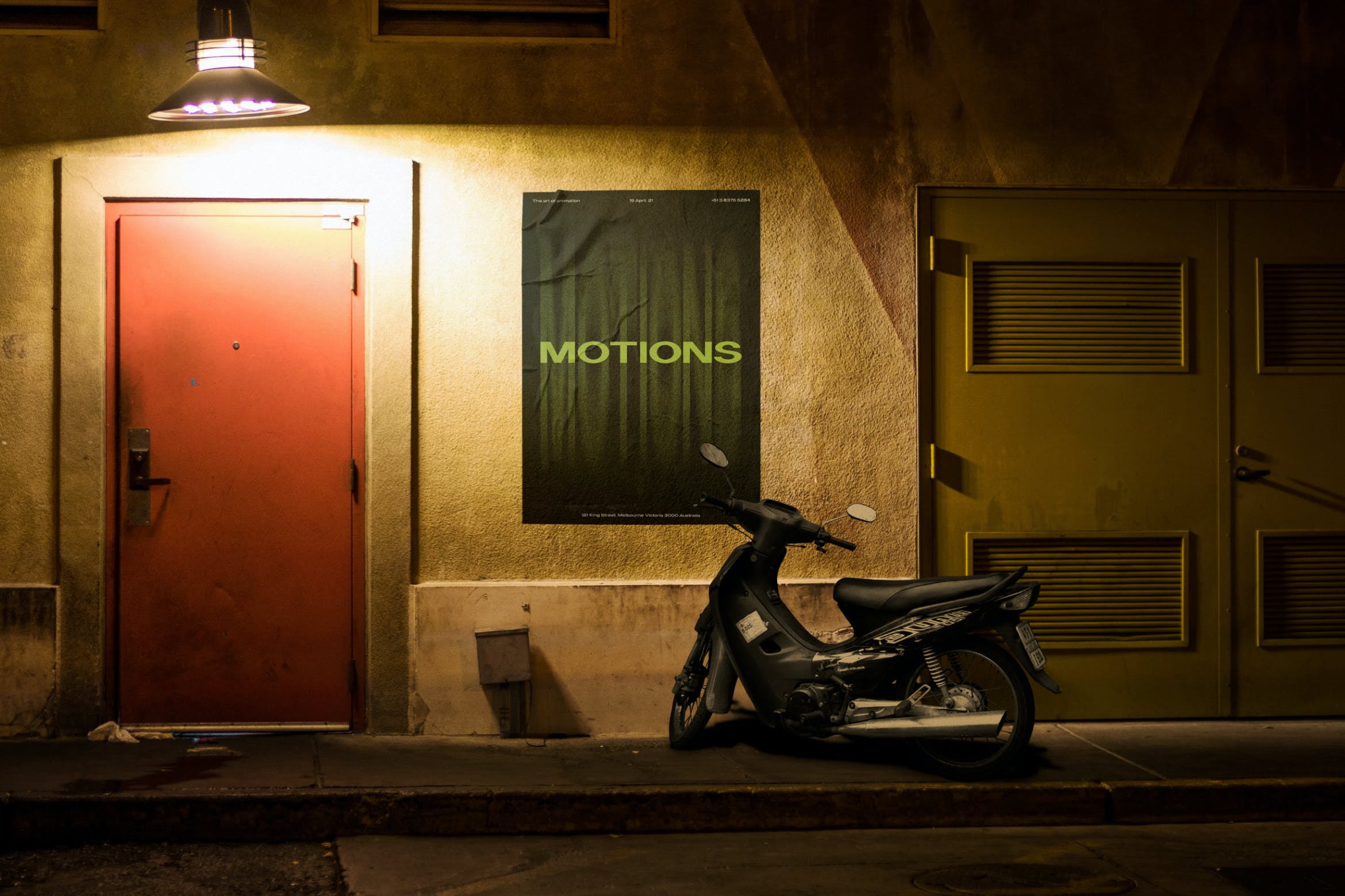 真实场景街道墙体海报展示样机v5 Wall Poster Mockup