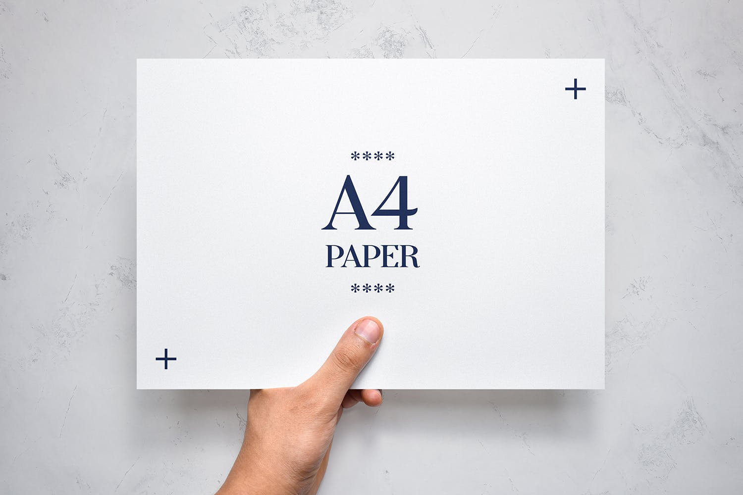 手持广告宣传单效果图样机v2 Flyer Mockup