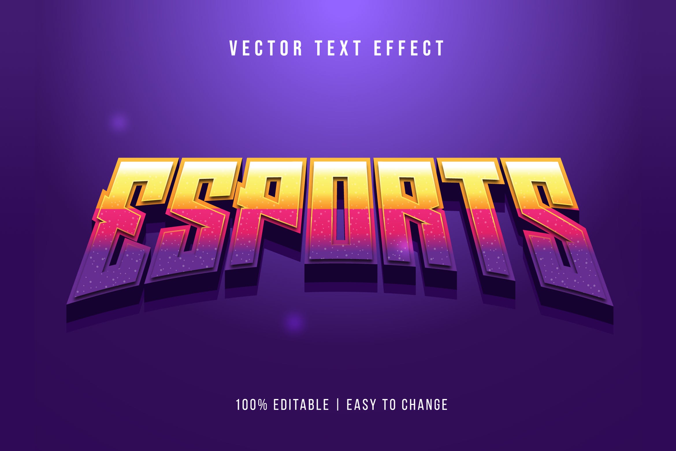 游戏风格PS字体图层样式下载（PSD）