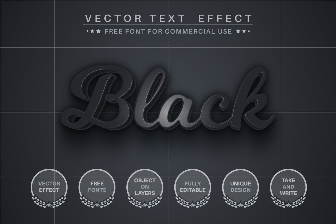 橡胶风格PS字体图层样式下载（PSD）