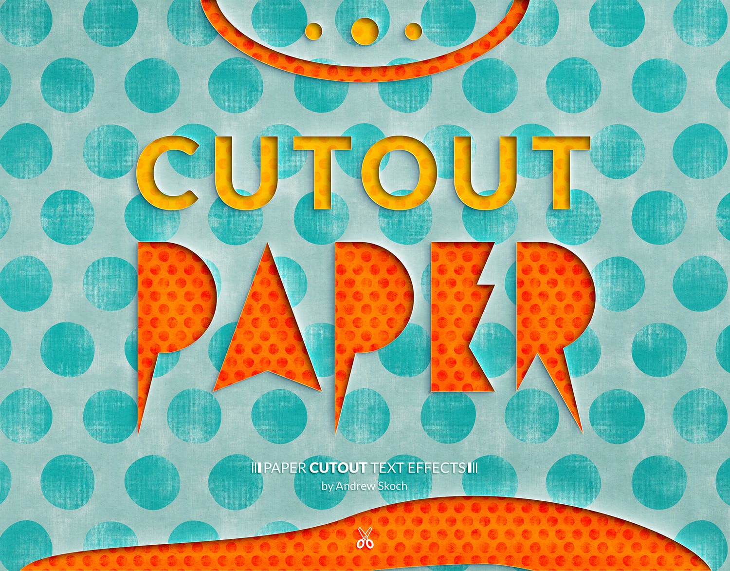 游戏剪纸文字效果样式