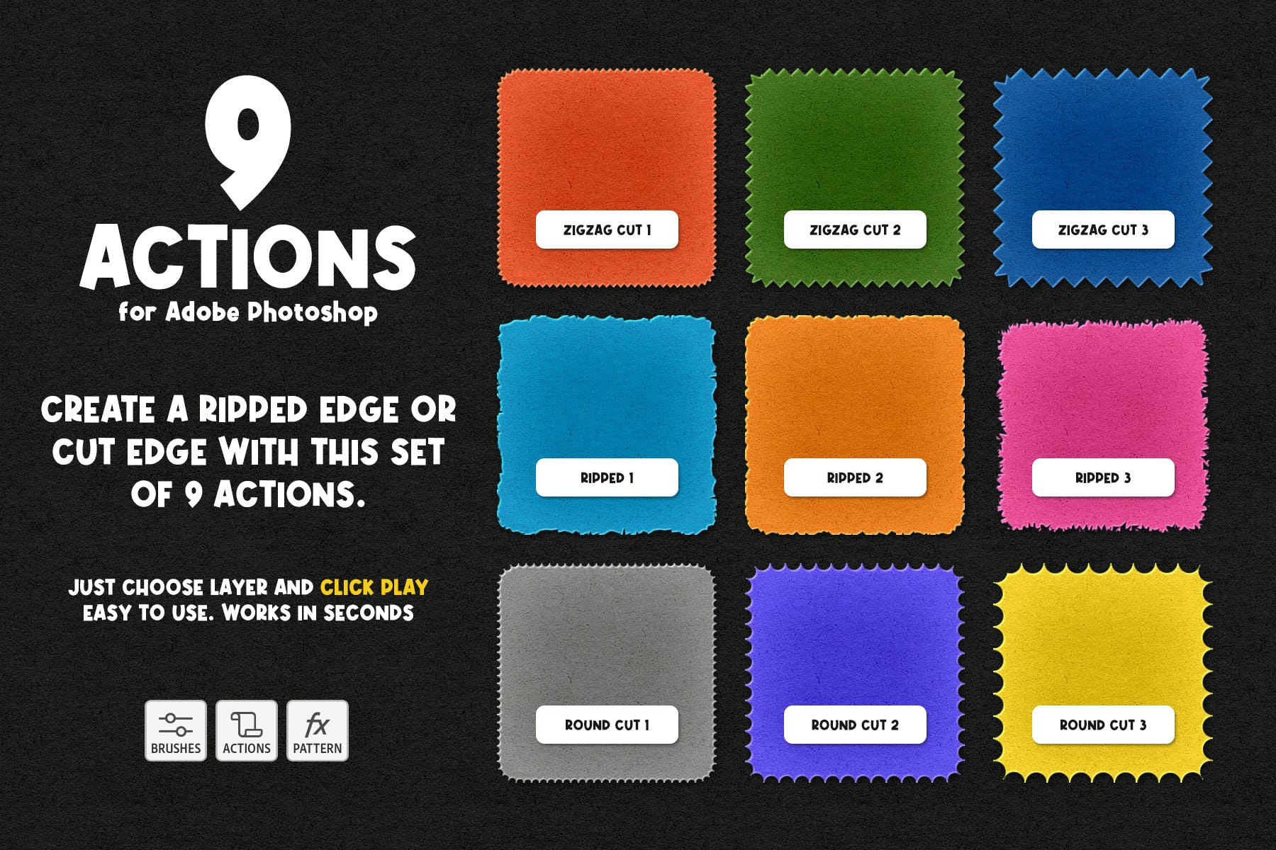 剪纸Photoshop游戏字体特效样式