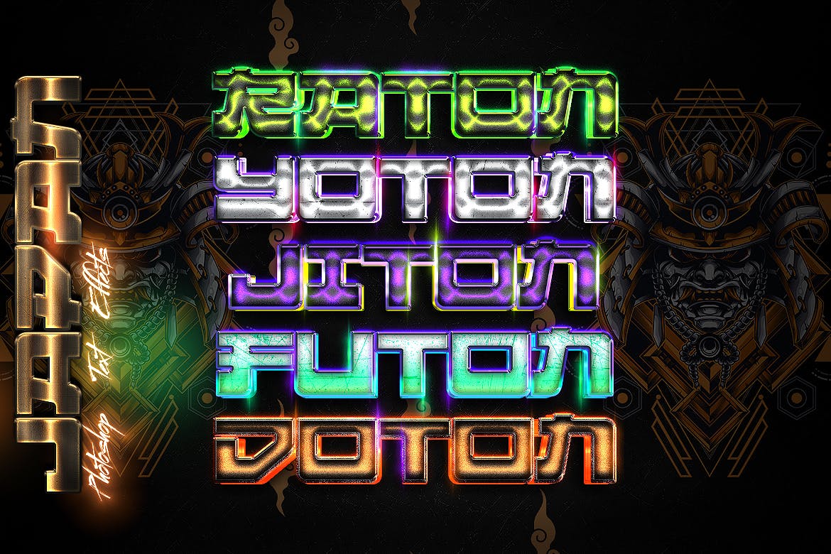 日本游戏字体特效