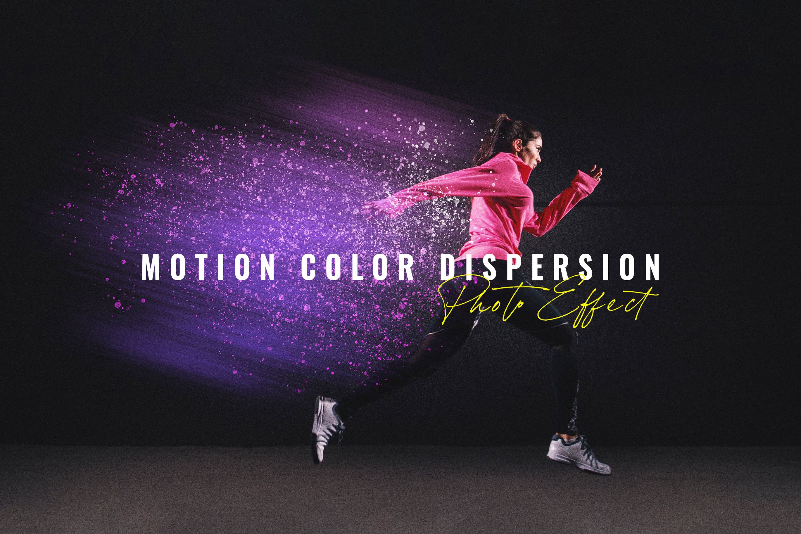 运动色彩分散照片效果