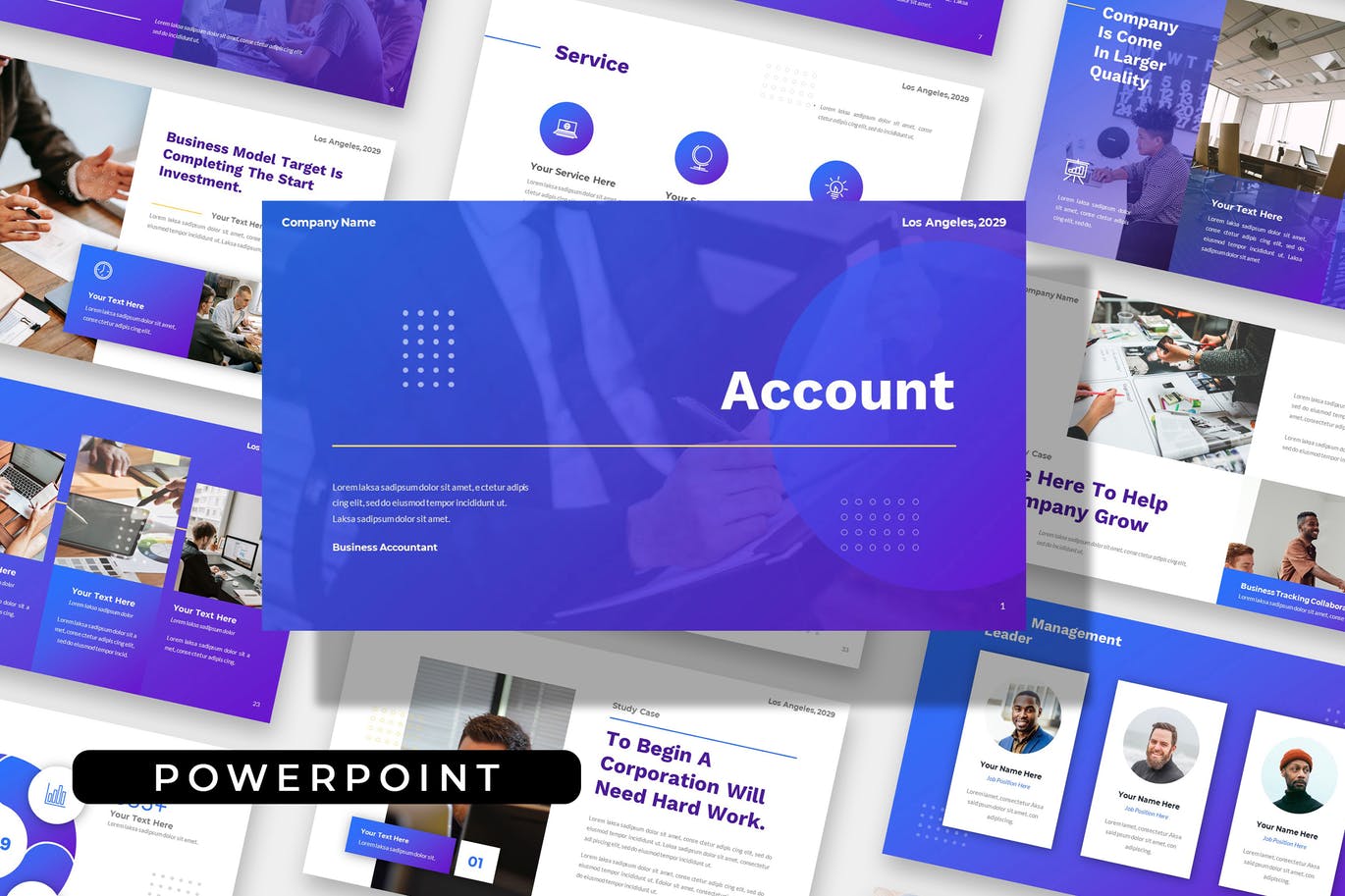 公司产品推荐PPT模版