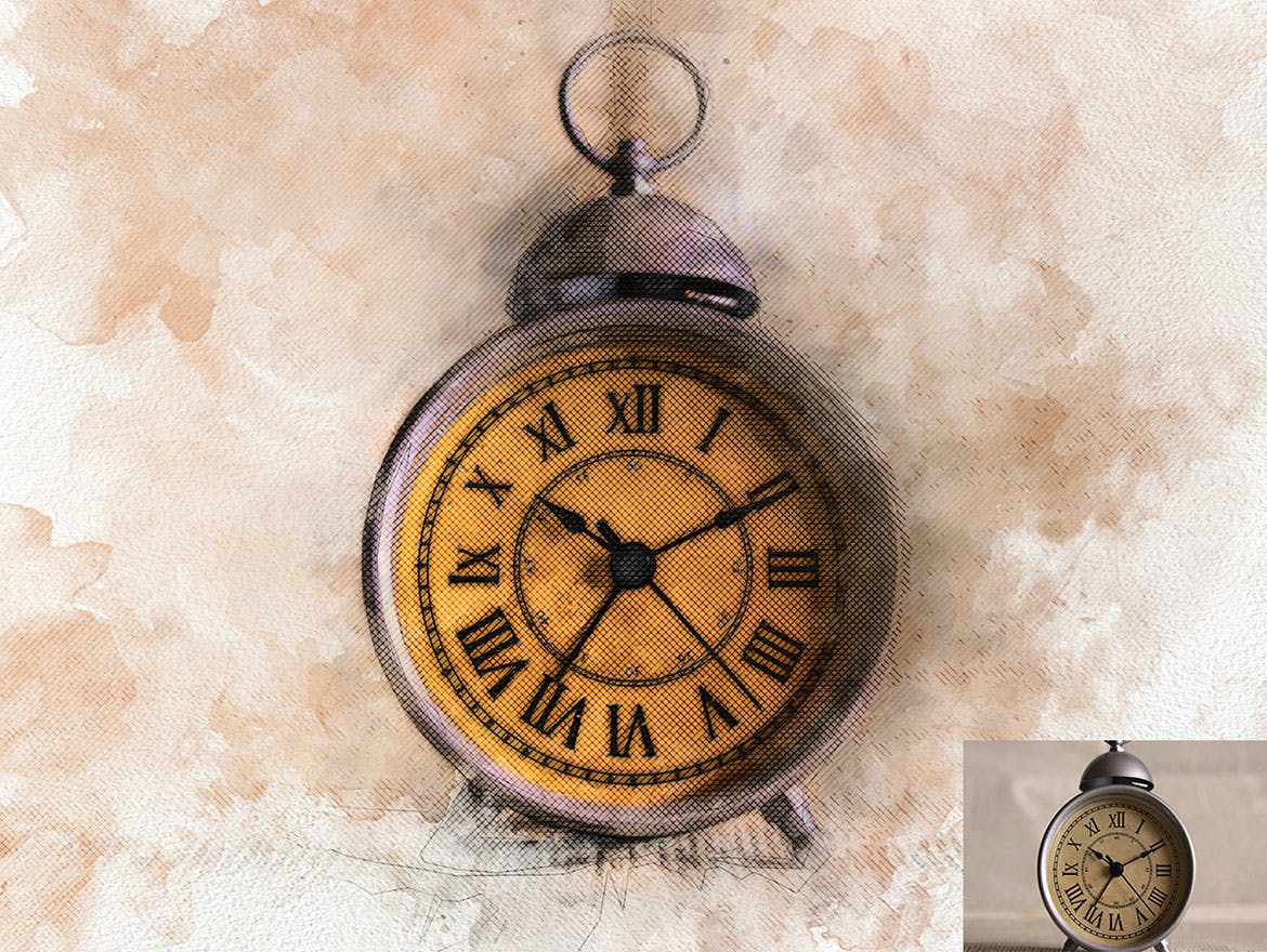 建筑师素描Photoshop特效样式