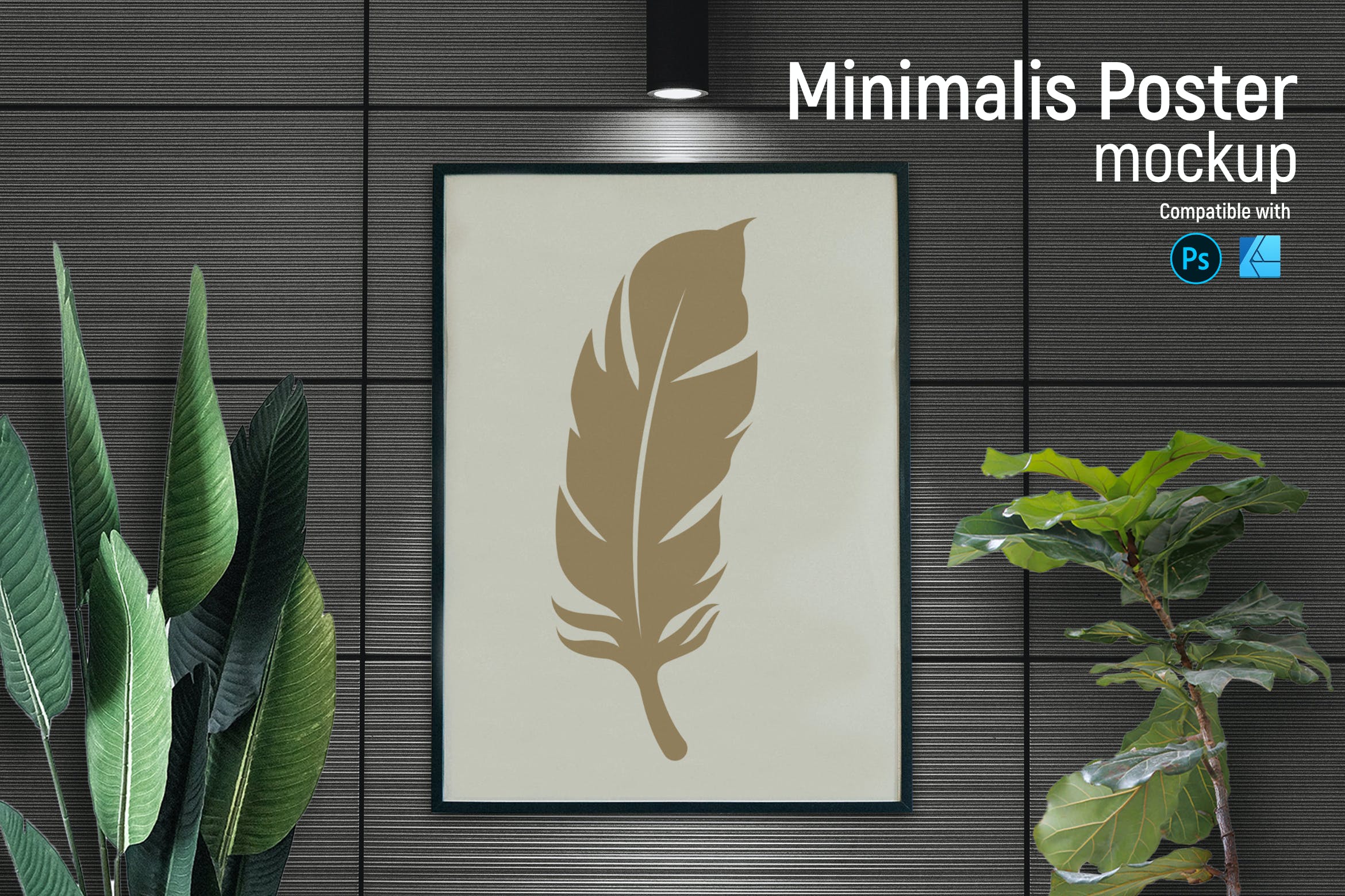极简场景海报展示样机 Minimalis Poster Mockup