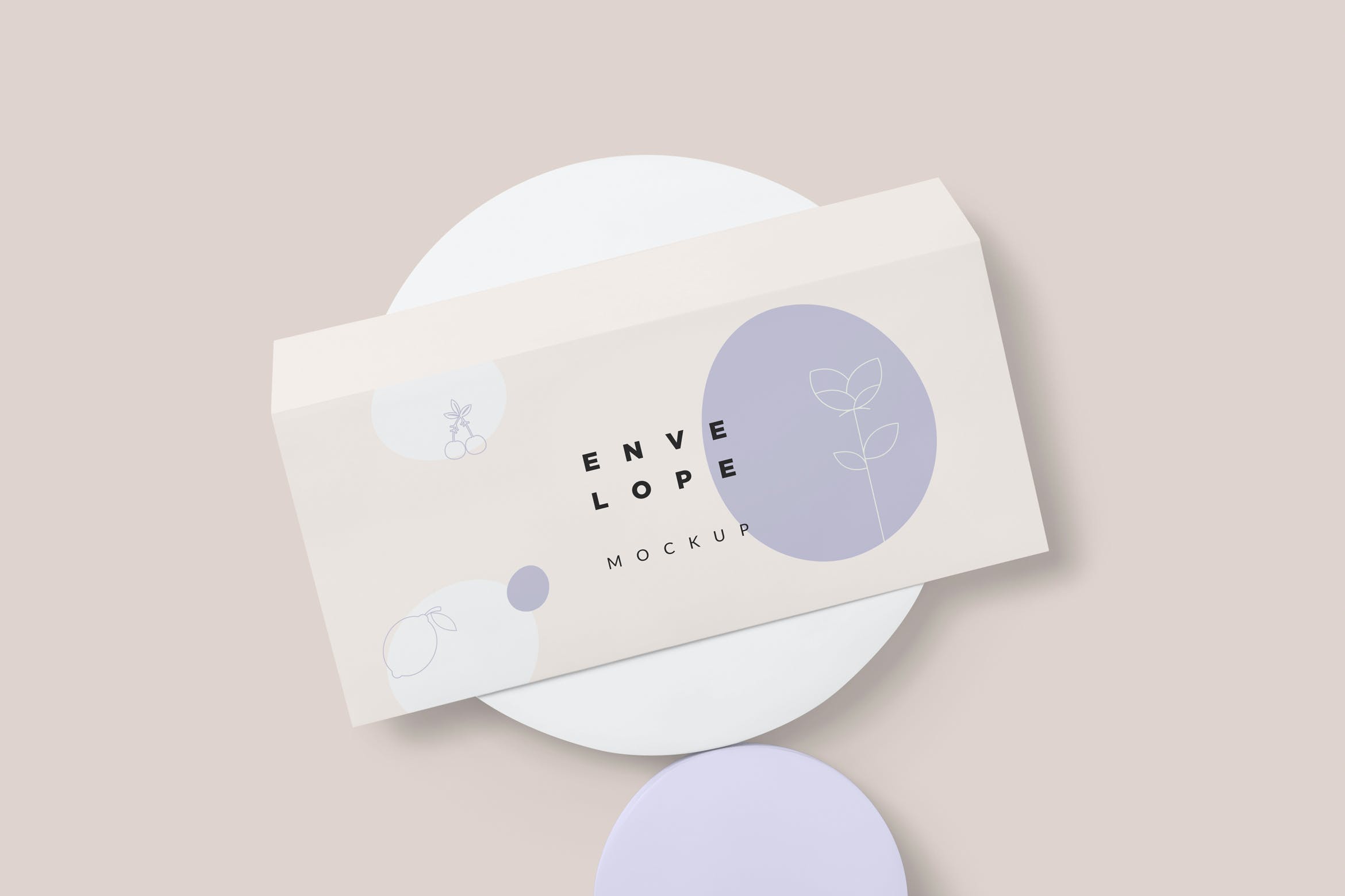 商业尺寸信封设计样机 Business Size Envelope Mockups