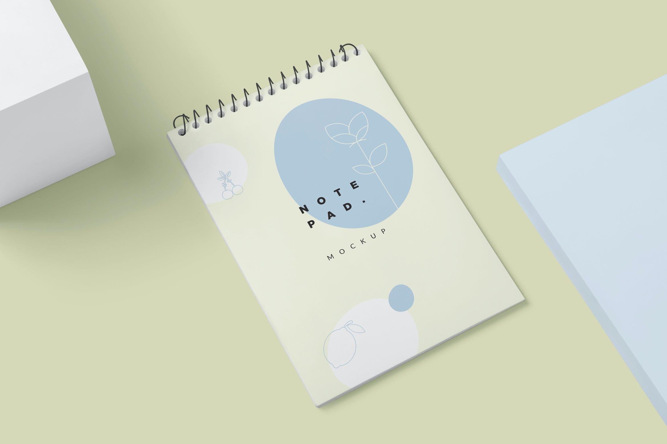 A4/A5/A6尺寸环形活页记事本样机 A4 A5 A6 Ringed Notepad Mockups