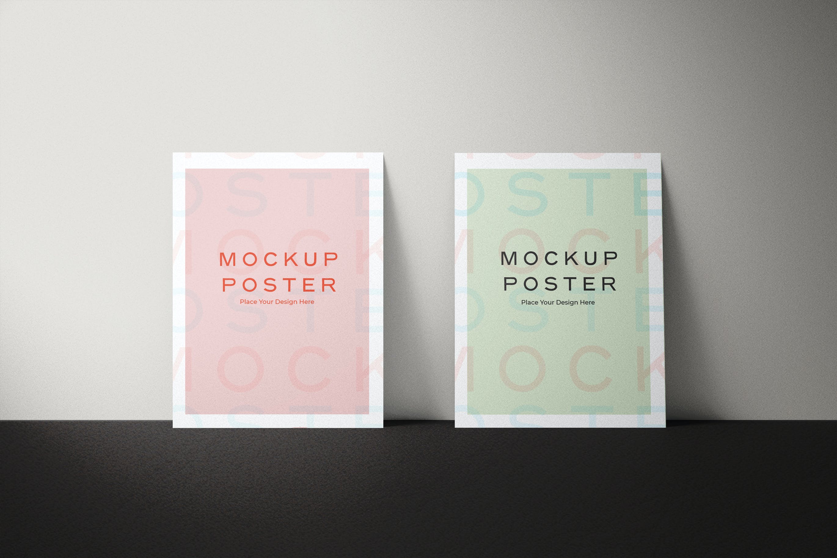 简单的海报纸张展示样机 Simple Poster Mockup