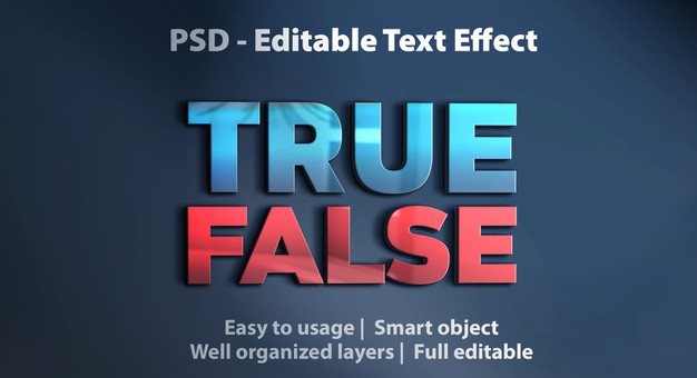 可编辑的特效字体样式[PSD]