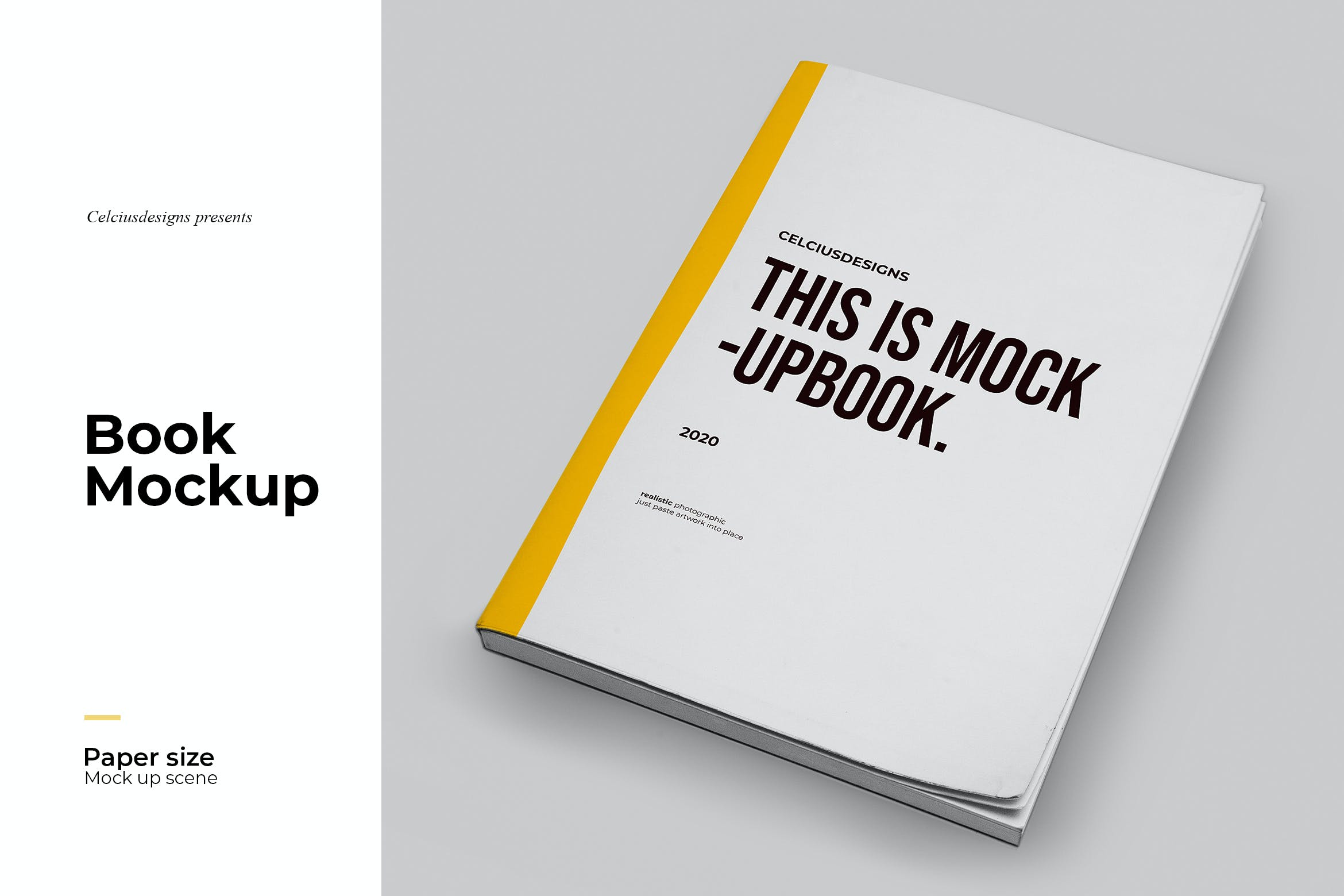 逼真的画册图书设计样机 Book Realistic Mockup