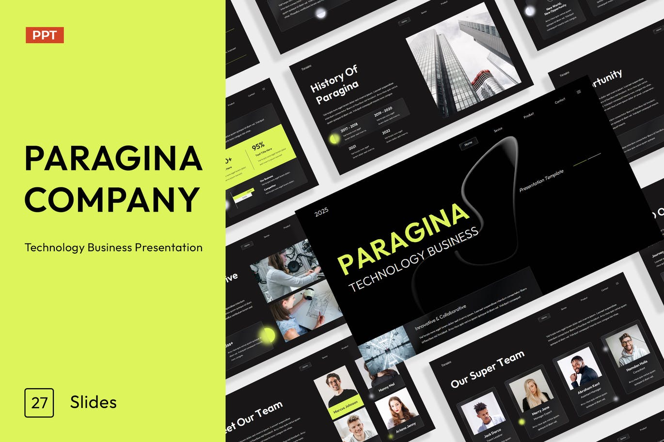 时尚企业展示PPT模版