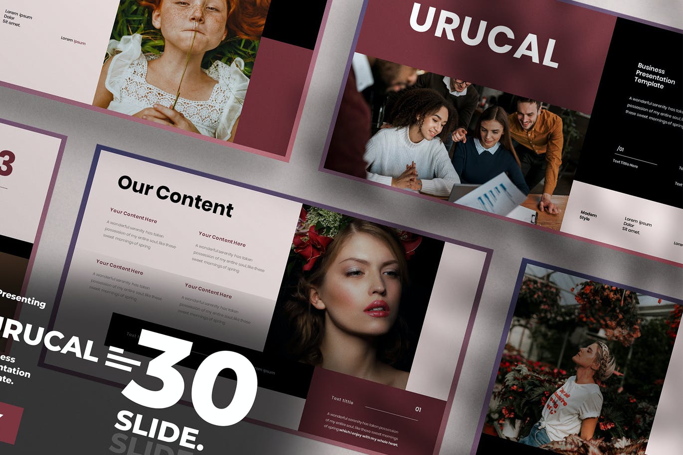 优雅时尚高端简约多用途的高品质商业商务powerpoint幻灯片演示模板（pptx）