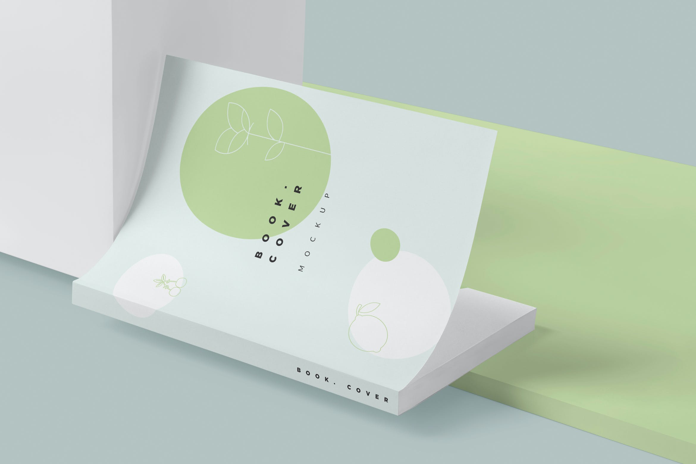 漂亮的书籍封面设计样机图素材 Beautiful Book Cover Mockups