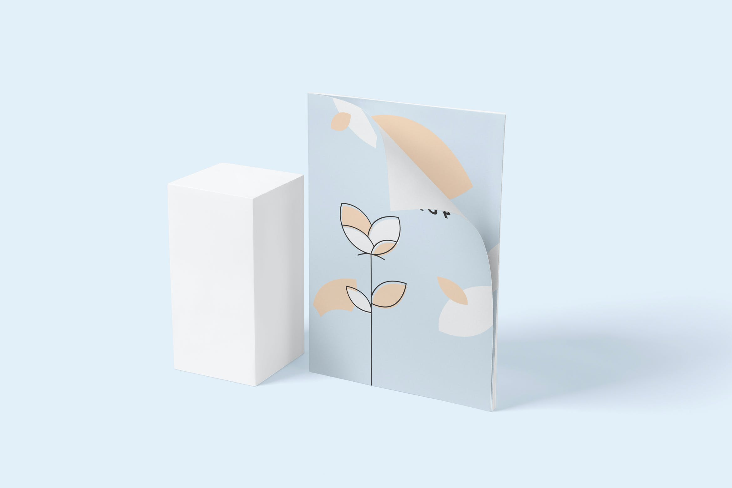 产品目录杂志广告设计样机图素材 Open Magazine Mockups For Ad Designs