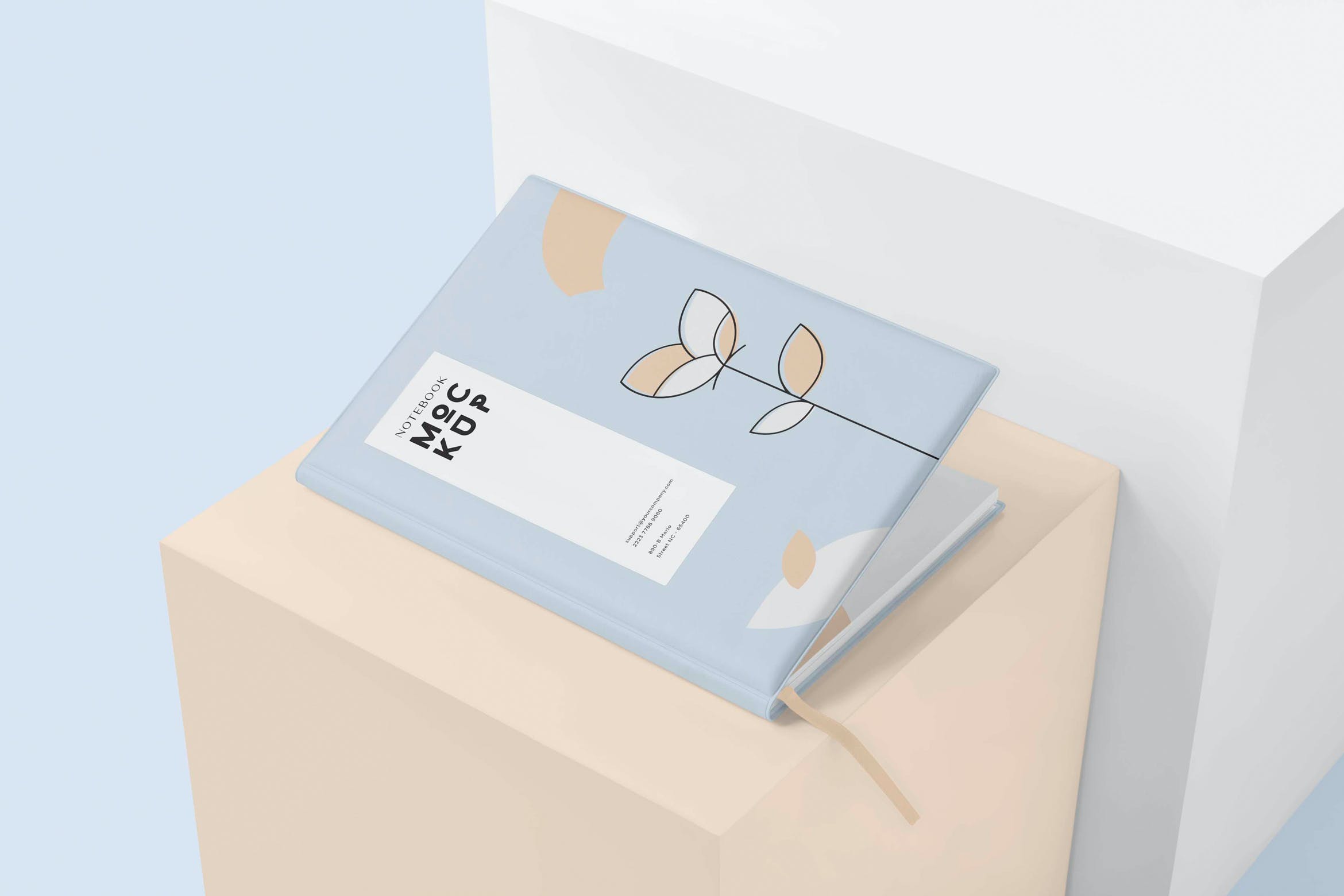 6个笔记本/记事本设计样机图素材 6 Notebook Mockups