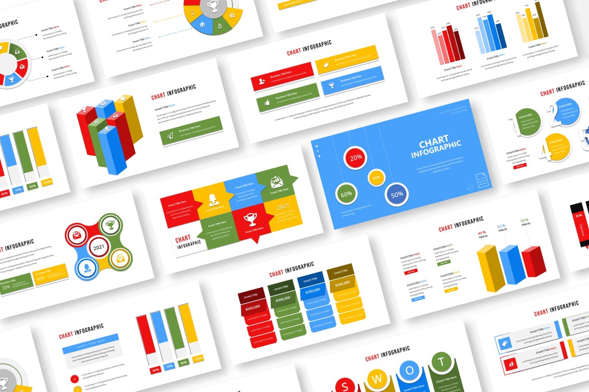 图表信息图Powerpoint模板