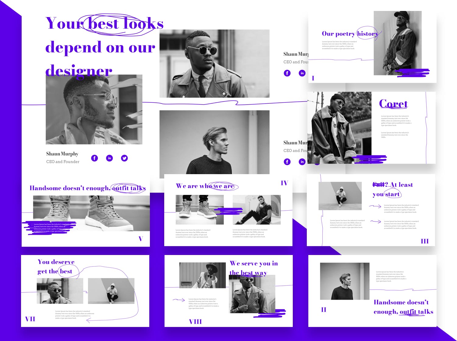 时尚专业现代ppt模板