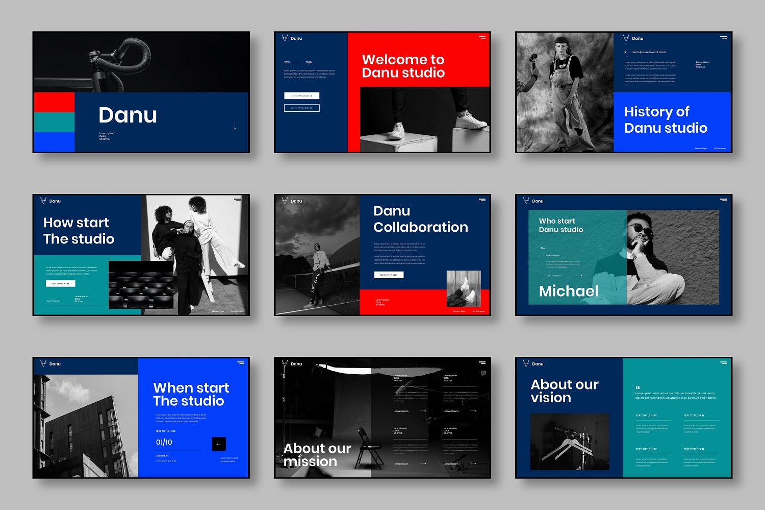 Danu – 精美的商务ppt设计模板