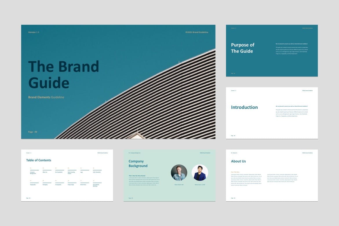 品牌推广指引PowerPoint模板