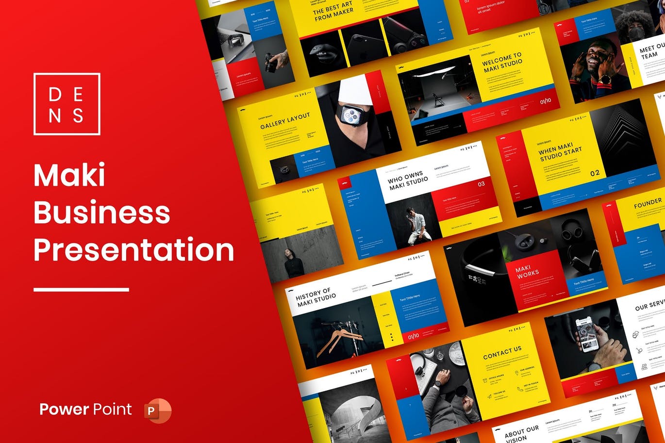 欧美风极简风企业介绍年终总结PPT模板（pptx）